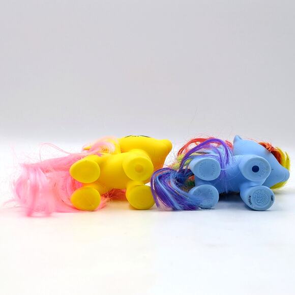 MLP My Little Pony G4 Fluttershy Rainbow Dash 2016 Hasbro 6” Blue Yellow Ponies - Picture 6 of 7